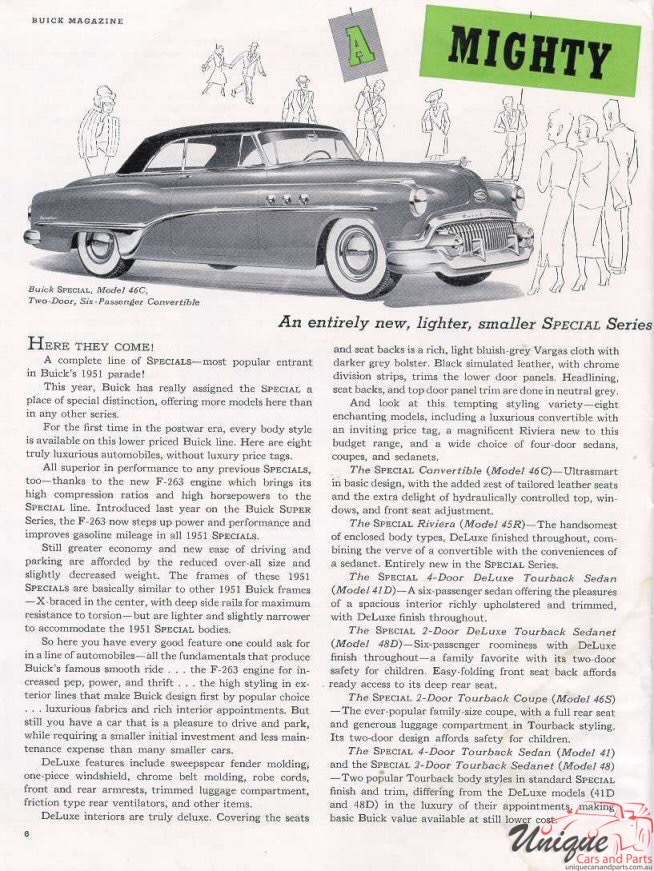 1951 Buick Magazine Page 2